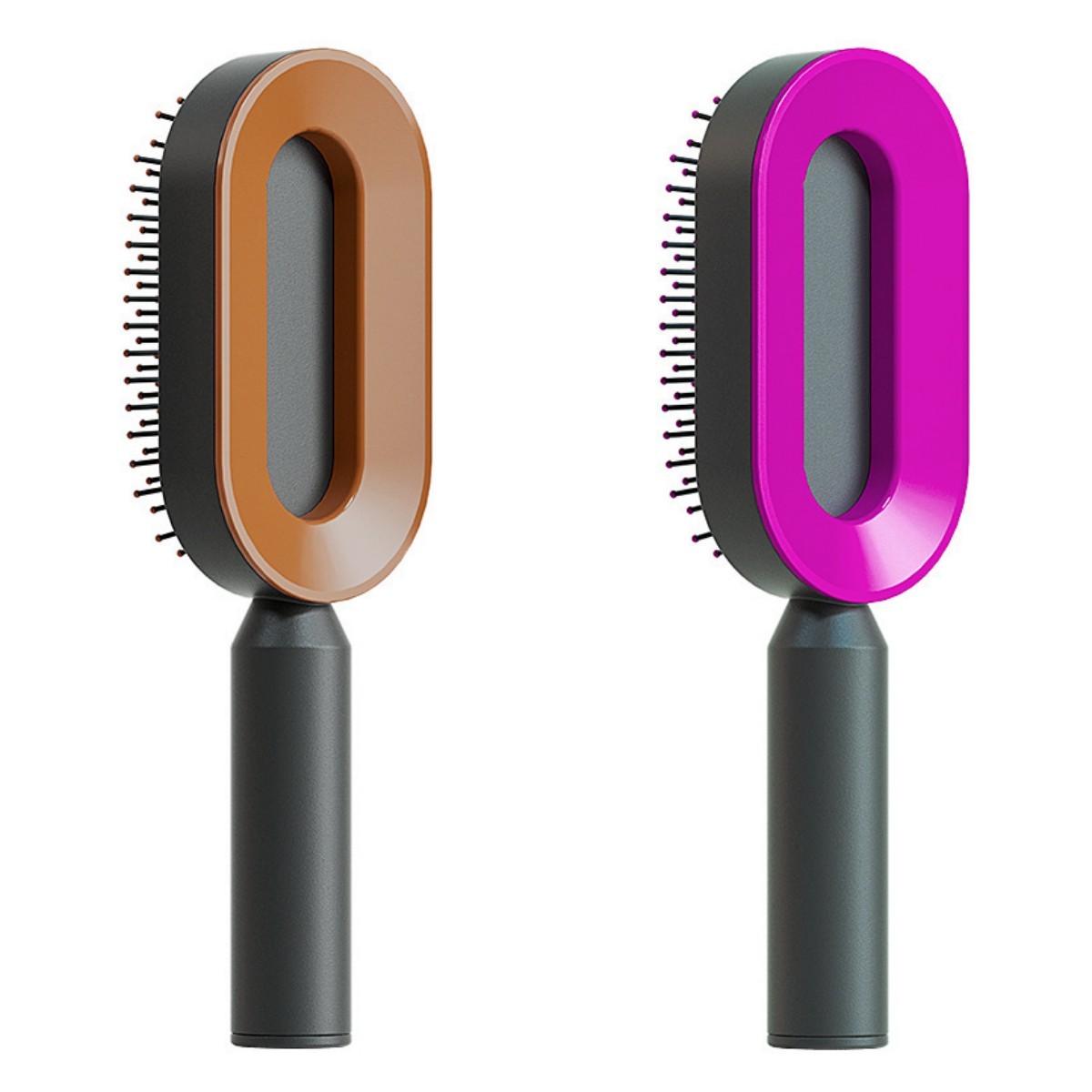 Self Cleaning Hair Brush For Women One-key Cleaning Hair Loss Airbag Massage Scalp Comb Anti-Static Hairbrush Beauty mixology