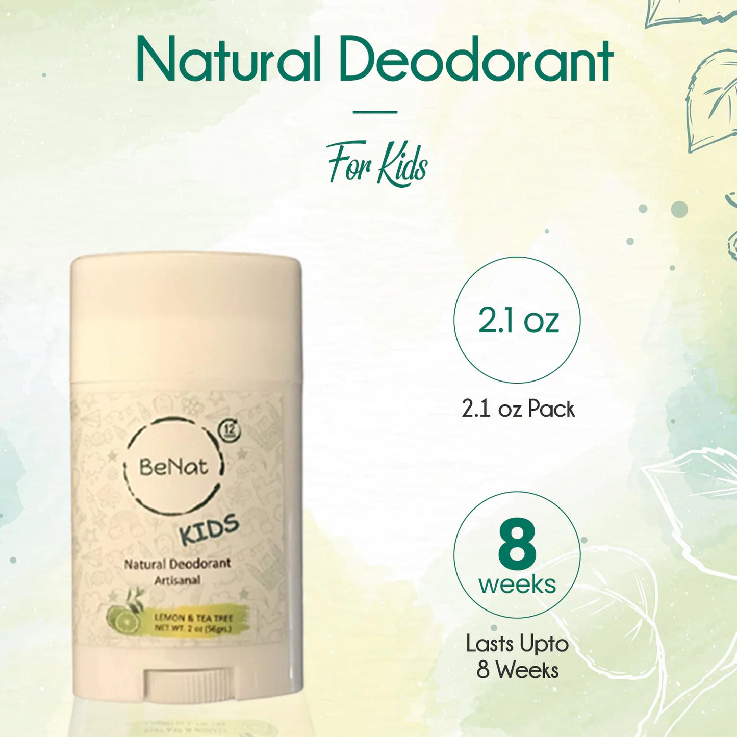 All-Natural Deodorant for Kids & Teens - velvetglow Beauty mixology