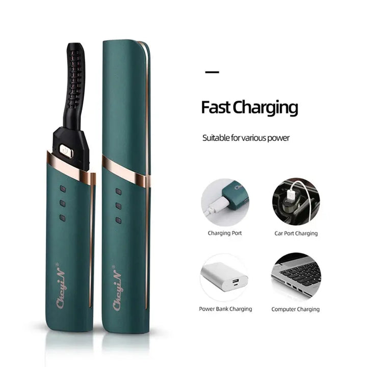 Compact Heated Eyelash Curler - velvetglow