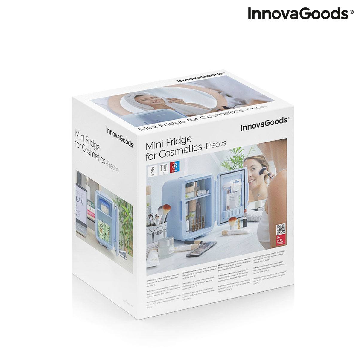 Mini Cosmetics Fridge Frecos InnovaGoods - velvetglow