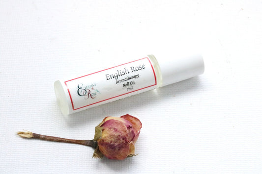 English Rose Natural Perfume Oil - Aromatherapy - velvetglow Beauty mixology