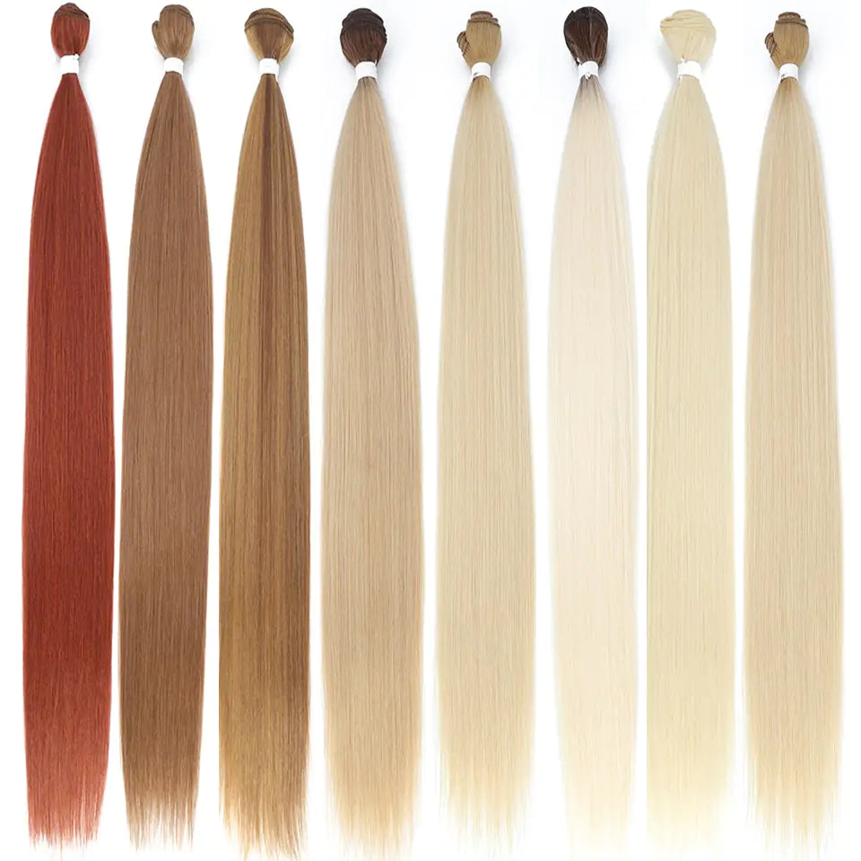 Straight Fake Fibers Hairs - velvetglow Beauty mixology