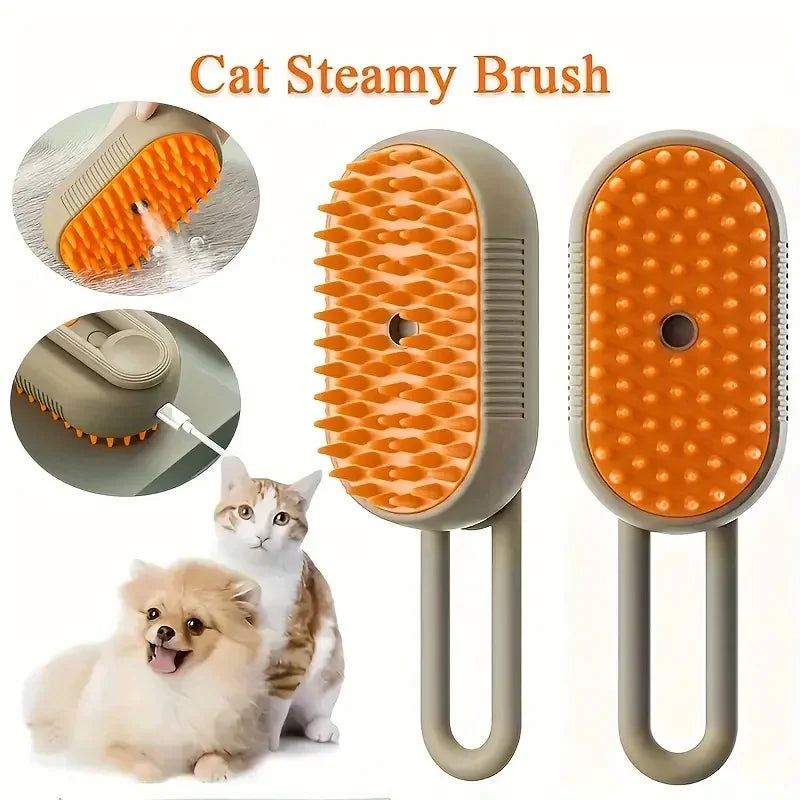 Pet Cleaning Spray Comb, Pet Undercoat Hair Removal Slicker Brush For - velvetglow Beauty mixology