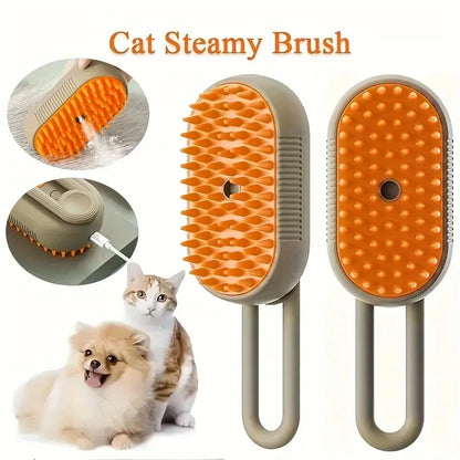 Pet Cleaning Spray Comb, Pet Undercoat Hair Removal Slicker Brush For - velvetglow