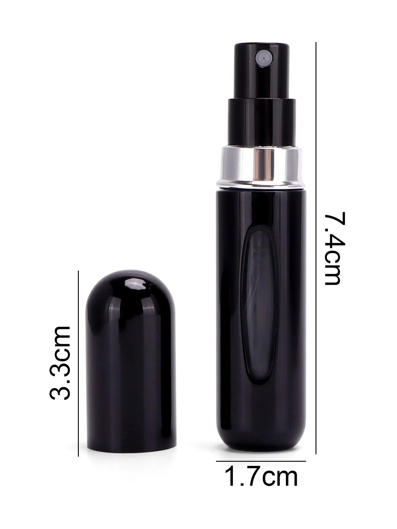 5ml Portable Perfume Atomizer Liquid Container Mini Refillable Spray - velvetglow Beauty mixology