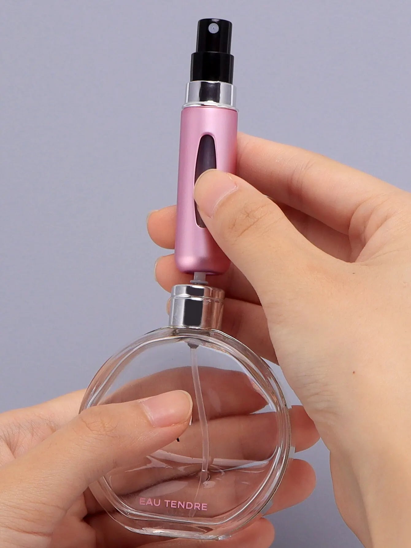 5ml Portable Perfume Atomizer Liquid Container Mini Refillable Spray - velvetglow Beauty mixology