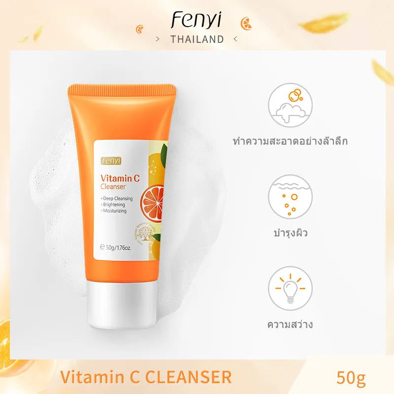 Vitamin C Facial  Skin Cleanser - velvetglow Beauty mixology