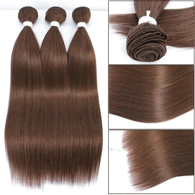 Straight Fake Fibers Hairs - velvetglow Beauty mixology