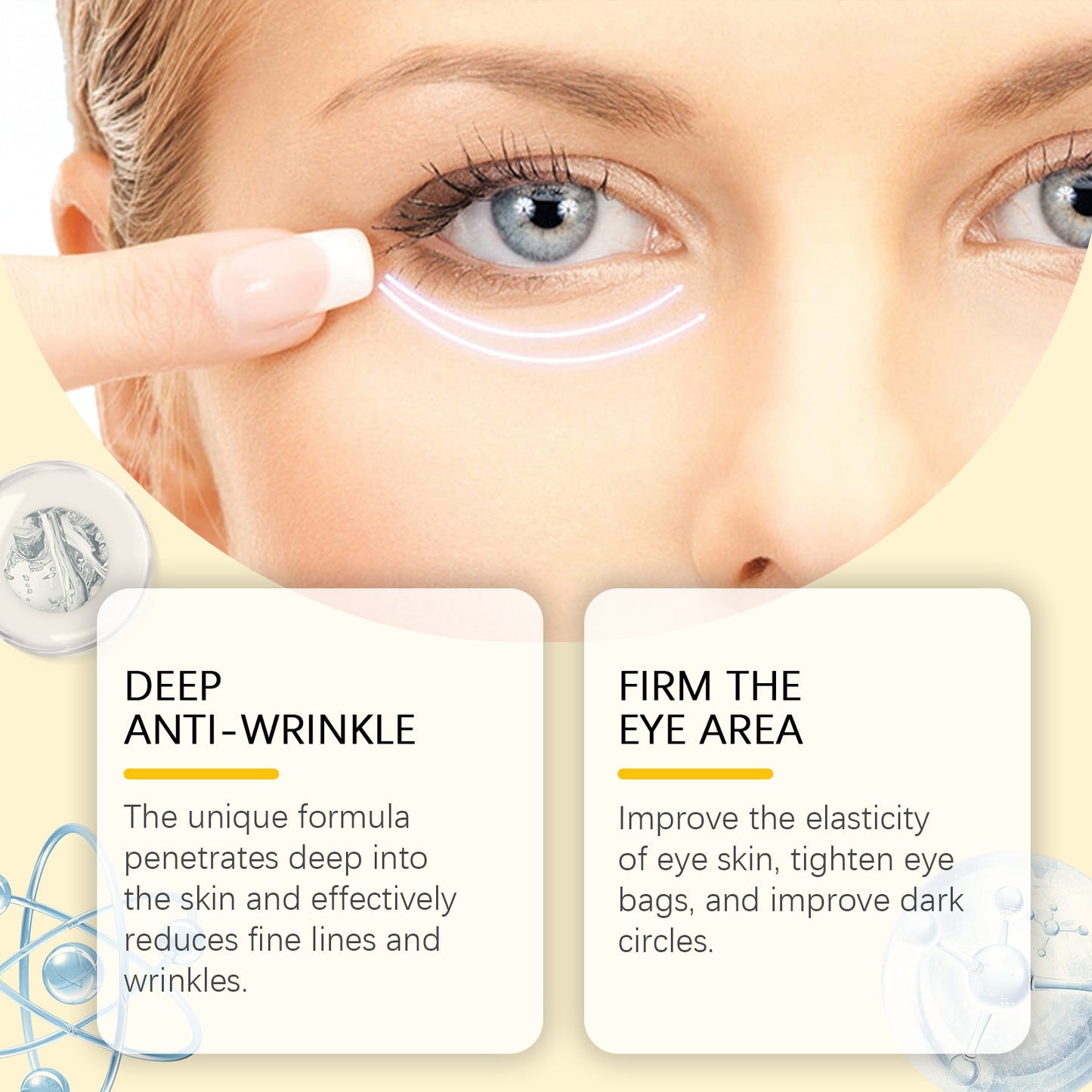 Eye Cream Fading Wrinkle Moisturizing Beauty mixology