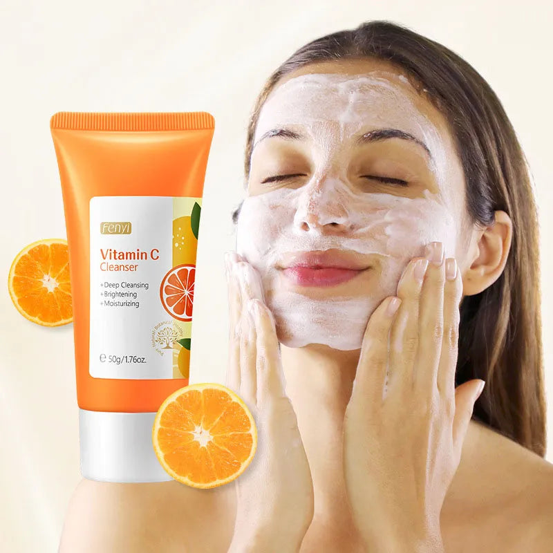 Vitamin C Facial  Skin Cleanser - velvetglow Beauty mixology