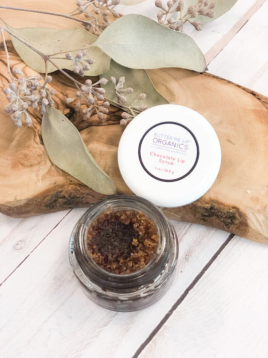 Organic Chocolate Lip Scrub Flaky Chapped Lips - velvetglow Beauty mixology