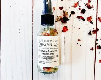 Organic Rose Water Facial Setting Spray Makeup - velvetglow