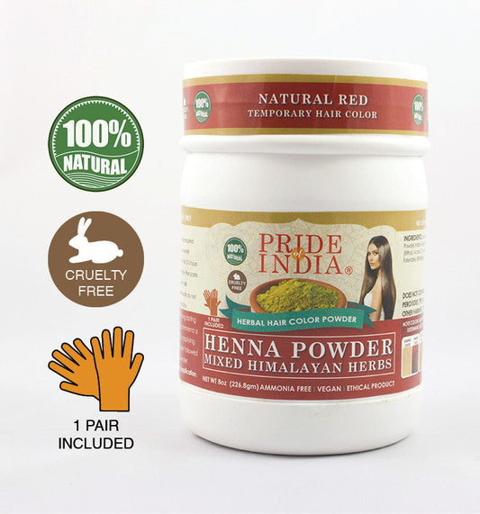 Hair Bloom Natural Red Hair Color- Henna w/ Mixed Himalayan Herbs Hair - velvetglow Beauty mixology