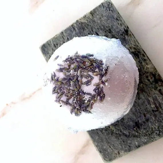 Organic Bath Bomb Calm Bomb- TWO SIZES lavender - velvetglow