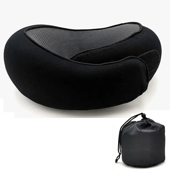 Travel Neck Pillow | Memory Foam | U-shaped | Portable - ComfortTravels - velvetglow