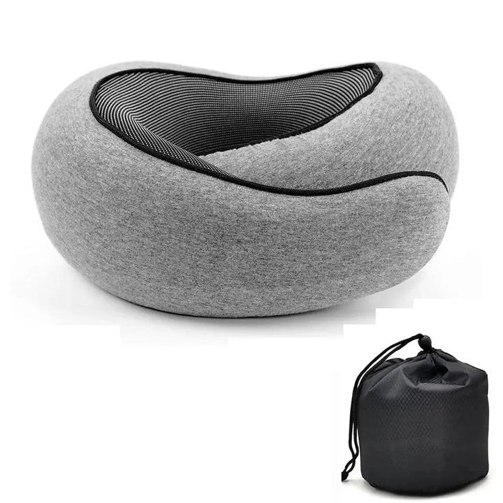 Travel Neck Pillow | Memory Foam | U-shaped | Portable - ComfortTravels - velvetglow