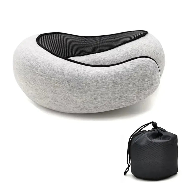 Travel Neck Pillow | Memory Foam | U-shaped | Portable - ComfortTravels - velvetglow