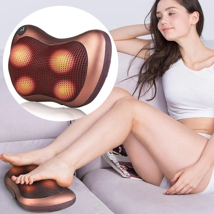 Portable 4 heads Massage Pillow - velvetglow