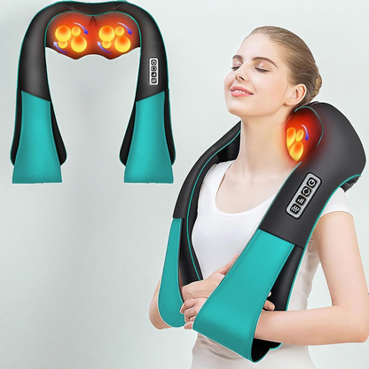 AERLANG Shiatsu Back and Neck Massager, Back Massager Deep Tissue Kneading Massager Neck and Shoulder Massager with Heat, Electric 4D Massage Pillow Fathers Day Dad Gifts from Daughter