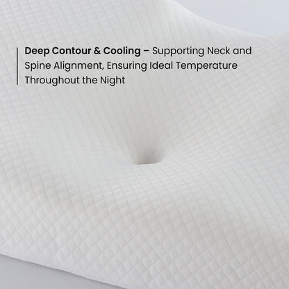 Premium Contour Relief Pillow - velvetglow